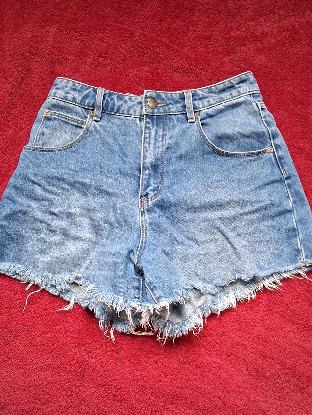 ROLLA'S Mirage High Loose Fit Denim Shorts Size 26